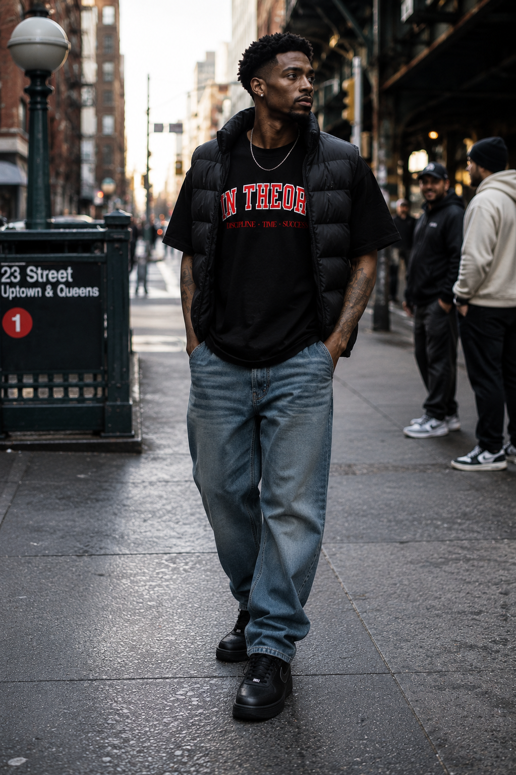 Discipline + Time = Success Graphic T-Shirt | Motivational Streetwear Tee | Oversized Heavyweight Urban Fashionsential Cotton T-Shirt