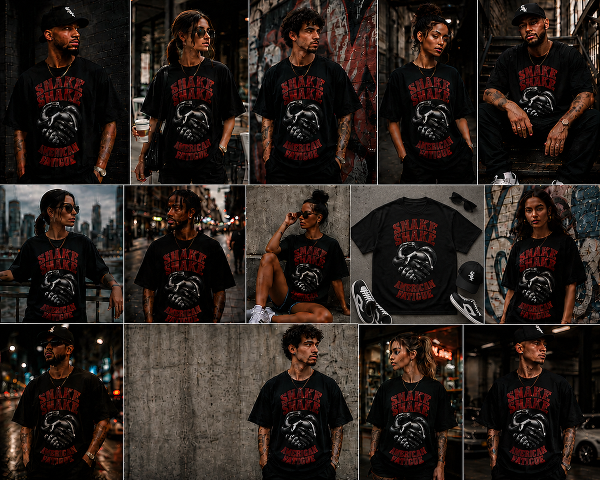 Snake Shake Cotton T-Shirt