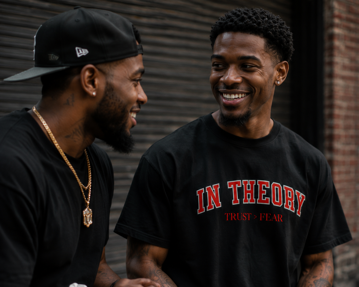 Trust > Fear Graphic T-Shirt | Motivational Streetwear Tee | Premium Oversized Mindset ShirtEssential Cotton T-Shirt