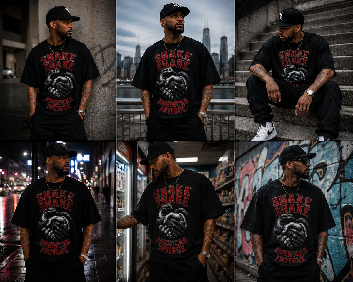 Snake Shake Cotton T-Shirt