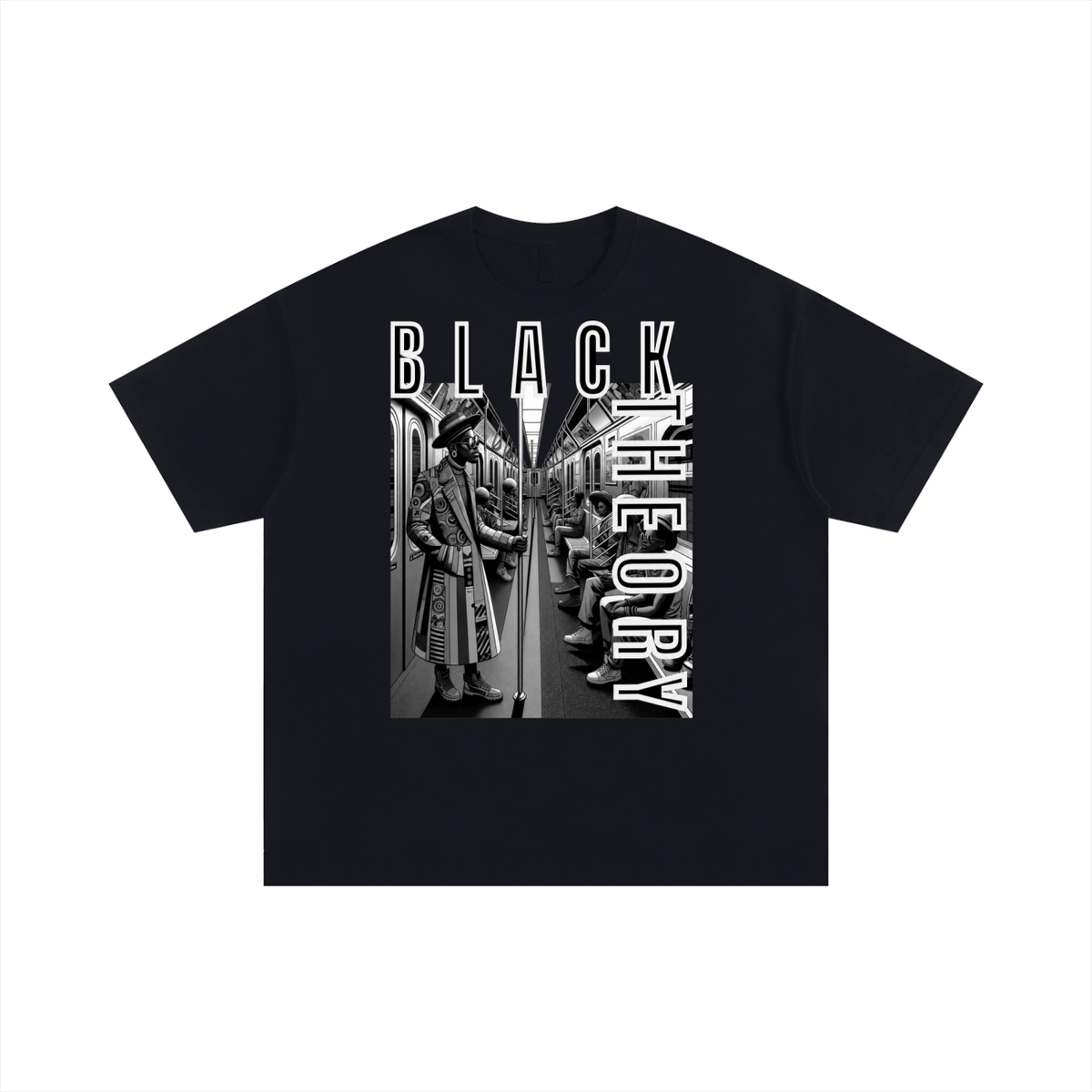 BLACK THEORY Legacy in Motion Unisex Oversized Cotton T-Shirt