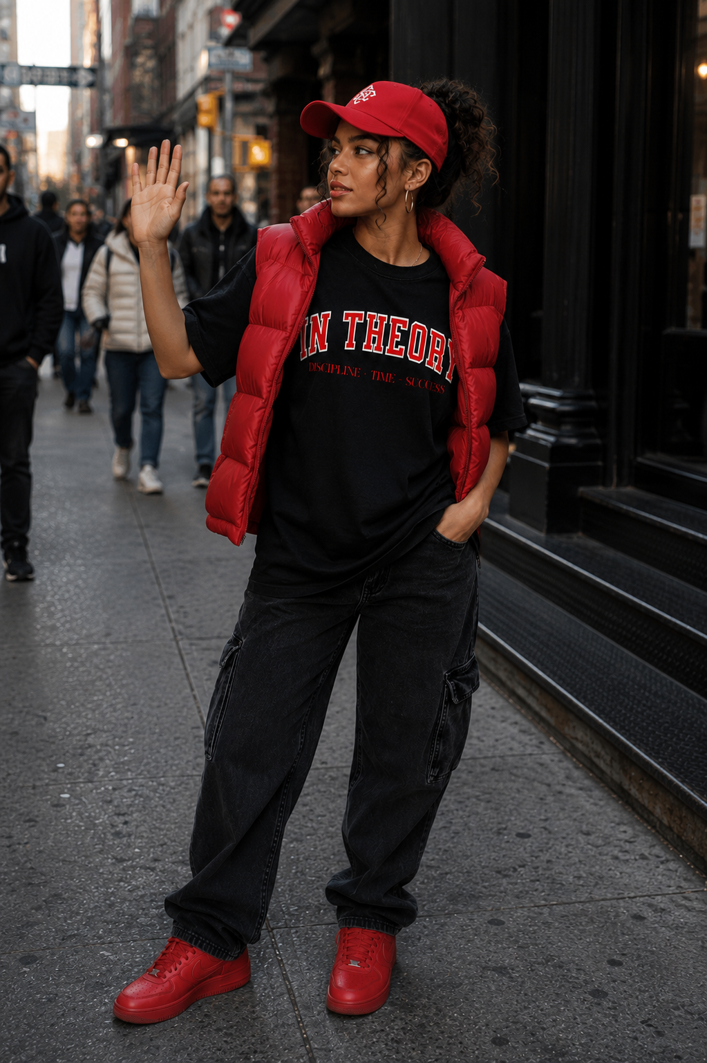 Discipline + Time = Success Graphic T-Shirt | Motivational Streetwear Tee | Oversized Heavyweight Urban Fashionsential Cotton T-Shirt