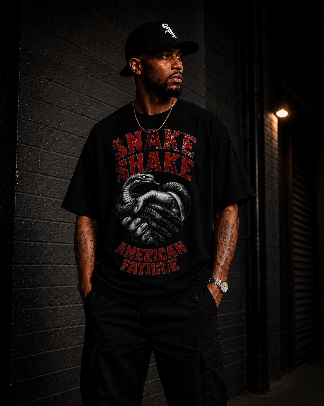 Snake Shake Cotton T-Shirt