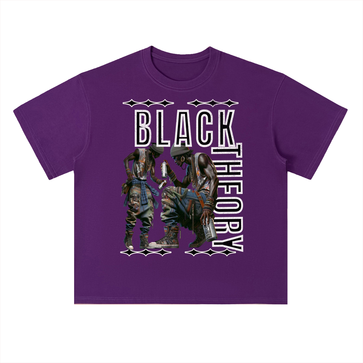 Black Theory Heavyweight Drop Shoulder Cotton T-Shirt