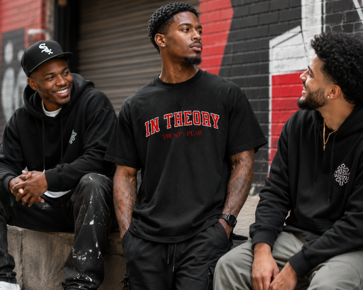 Trust > Fear Graphic T-Shirt | Motivational Streetwear Tee | Premium Oversized Mindset ShirtEssential Cotton T-Shirt