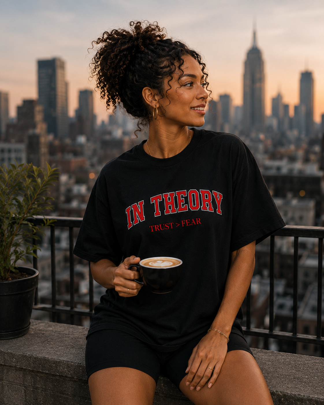 Trust > Fear Graphic T-Shirt | Motivational Streetwear Tee | Premium Oversized Mindset ShirtEssential Cotton T-Shirt