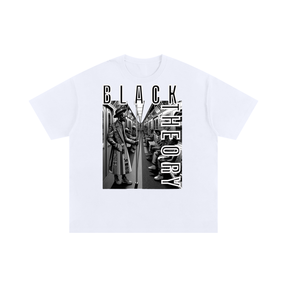 BLACK THEORY Legacy in Motion Unisex Oversized Cotton T-Shirt