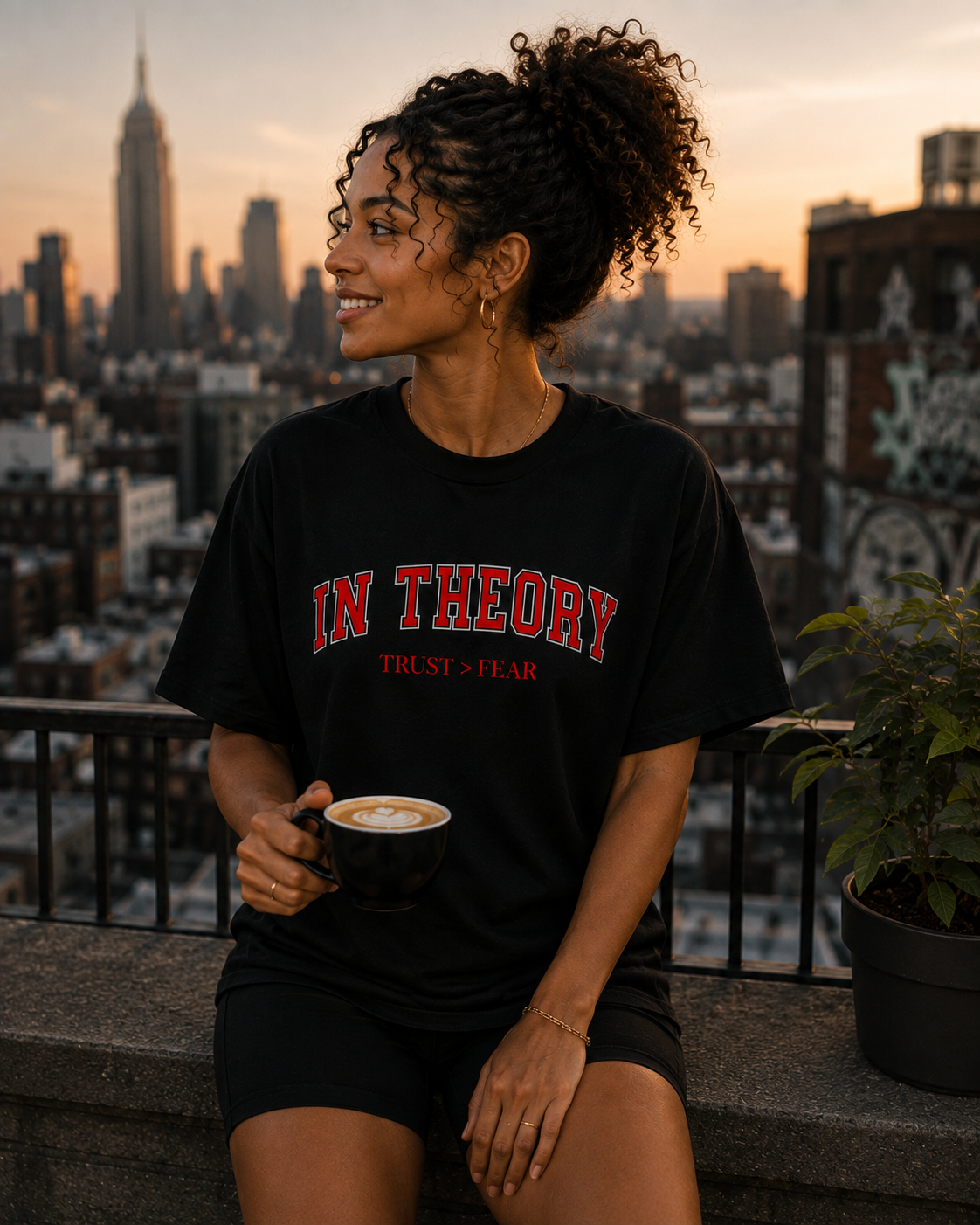 Trust > Fear Graphic T-Shirt | Motivational Streetwear Tee | Premium Oversized Mindset ShirtEssential Cotton T-Shirt