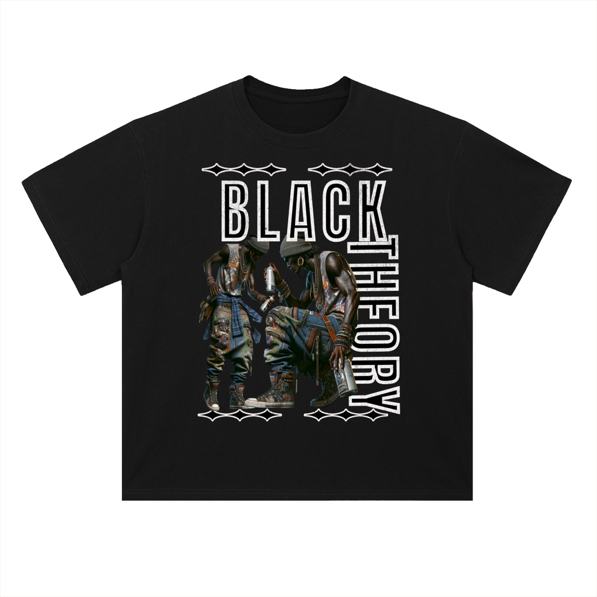 Black Theory Heavyweight Drop Shoulder Cotton T-Shirt